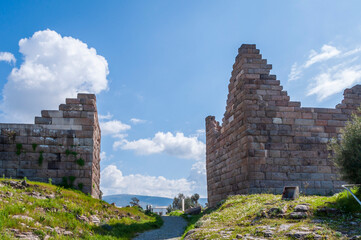 The Myndos Gate is the one of the entrance gates of the Halicarnassus in Bodrum Town