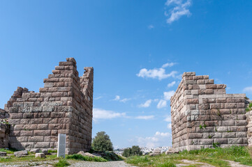 The Myndos Gate is the one of the entrance gates of the Halicarnassus in Bodrum Town