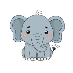Obraz premium elephant animal, vector, illustration