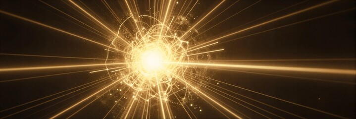 Naklejka premium Brilliant star explosion effect