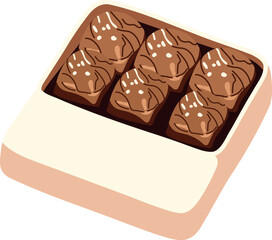 Box of Delicious Brownies