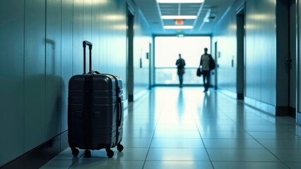 Indoor channel black box crowd scene