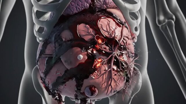 Professional Medical Animation of Acute Pancreatitis and Organ Damage