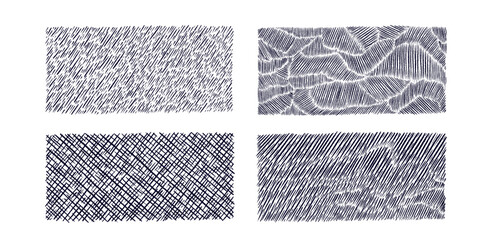 Hand drawn crayon texture Rain, crosshatch pattern