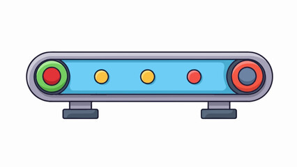 Fototapeta premium Futuristic device with lights and sleek design