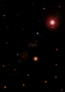 galaxy in a free space.