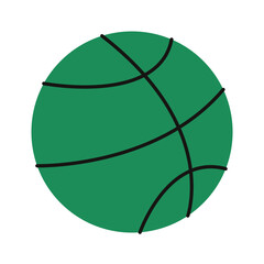 Dog ball. Cartoon doggy toy, flat tennis ball and funny puppy equipment, rubber stuff for playing and chewing, assortment of canine entertainment goods. Vector illustration