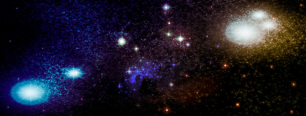 galaxy in a free space.