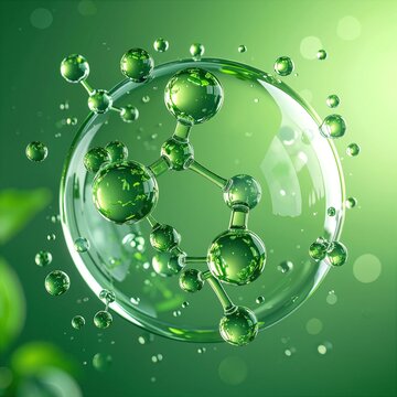 A vibrant green background adorned with glistening water droplets, creating a fresh and lively atmosphere, reminiscent of a dewy morning.