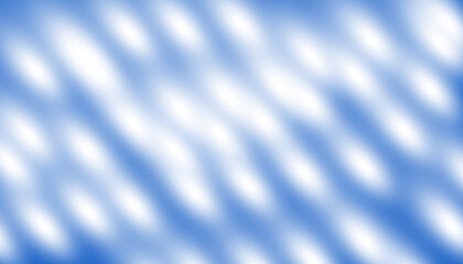 Abstract blue and white blurred light spots transparent background