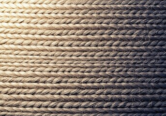 Detailed macro shot of rough, natural organic fiber texture providing a beautiful, neutral earthy backdrop for design and display, blank, natural light, earthy