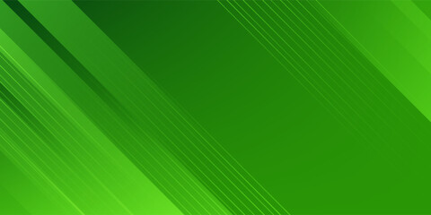 Fototapeta premium Abstract green sporty background template vector with shiny lines and lights. Green background with strong pattern design.Eps10 vector