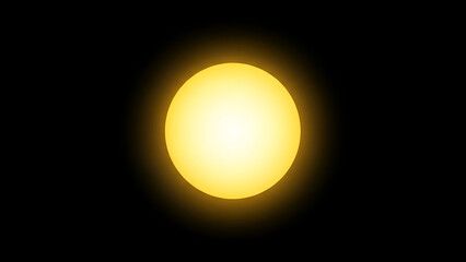 Cosmic Radiance: A radiant celestial sphere dominates the frame, a beacon of celestial energy suspended against the infinite expanse of the cosmos.