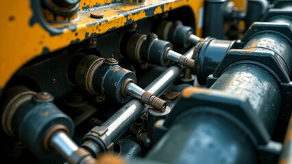 Side detail image of truck components