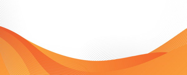 AbstractOrangeWaveDesignOnTransparentBackground transparent background