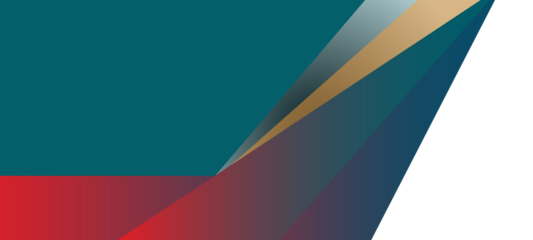 Colorful geometric shapes overlapping isolated on transparent background transparent background