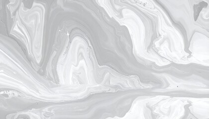 Obraz premium Abstract swirling patterns of gray and white create a fluid and dynamic visual effect