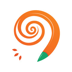 pencil swirl doodles vector