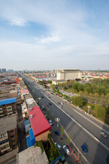 Obraz premium Xiong County Baoding Hebei - Urban Landscape Aerial View