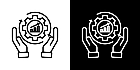 Benefit Icon Set Vector Collection Style Line Isolated In Black And White