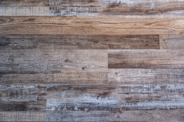 Wood plank floor closeup