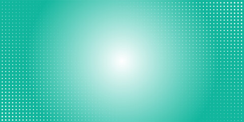 Teal Gradient Halftone Dot Background For Modern Design And Creative Projects.