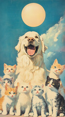 pet store advertising poster