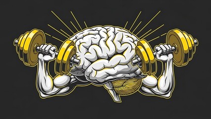 Brain lifting weights