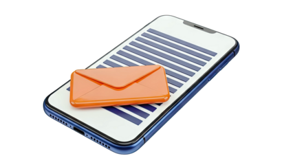 Smartphone with Email Icon