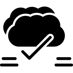 Cloud-check Icon