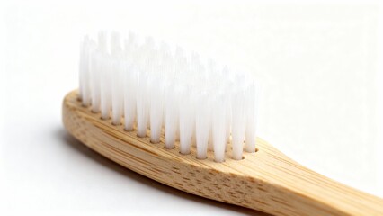 Environmentally friendly bamboo toothbrush showcasing sustainable oral hygiene and natural dental care alternatives