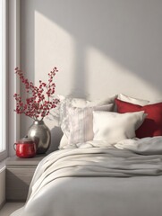 Chinese New Year bedroom interior