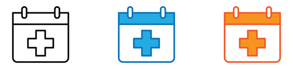 Fototapeta premium Heart Health Medical Care Flat Vector Icon