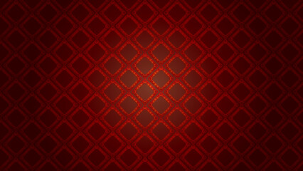 Red Geometric Pattern with Diamond Shapes abstract