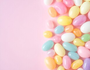 Side Sweetness: Jellybeans on Pink Horizon