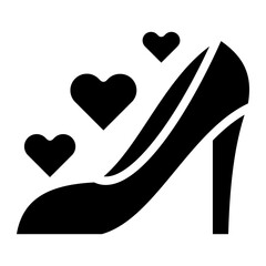 high heels icon vector