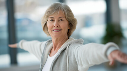 Fototapeta premium Long term planning highlights the importance of accessible care options in retirement, ensuring security, health management, and peace of mind. cinematic color correction, natural uneven lighting
