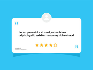 Clean modern testimonial and review quote background designed for customer feedback, social proof, and inspirational text layouts