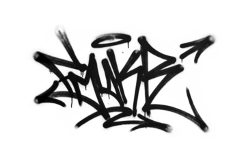 Graffiti Spray Paint Overlay. Urban Street Art Tag. Aerosol Texture. Underground Design