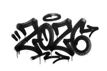 Graffiti Spray Paint Overlay. Urban Street Art Tag. Aerosol Texture. Underground Design