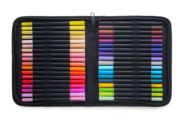 Multicolored felt-tip pens