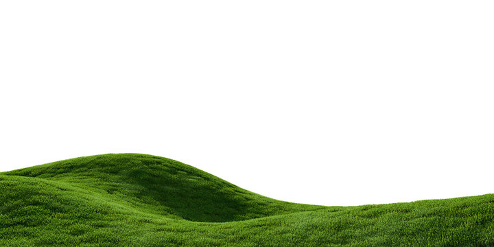 Green grass hills