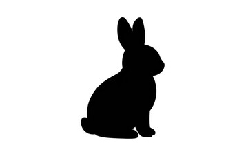 Fototapeta premium Minimalist Image, Solid Black Color, with transparent background design.