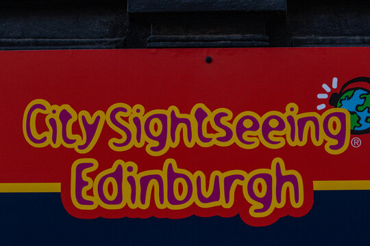 City Sightseeing Edinburgh Sign