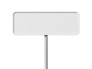 Obraz premium Blank road sign isolated on transparent background