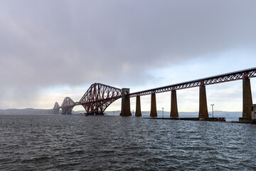 Forth Bridge Railway Bridge Over Water
