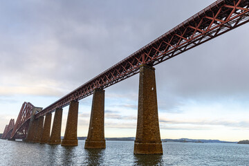 Forth Bridge Railway Structure Over Water