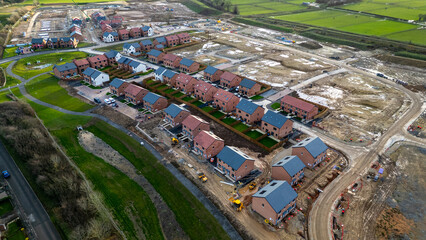 Housing Development Construction Site at Taylor Wimpey, Ripon.