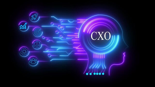 Single Sign-On (CXO) Explained | One Login for Multiple Applications black background 4k .