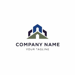 Fototapeta premium Modern Abstract Building Logo Design for Company.